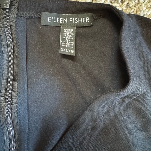 Eileen Fisher Lightweight Washable Stretch V-Neck Jumpsuit - Picture 6 of 6